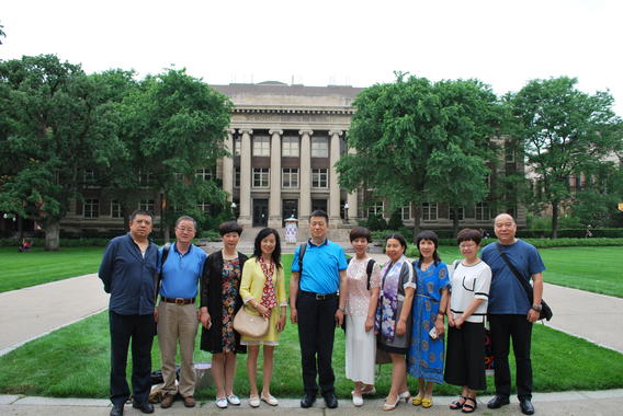 Group of Mingda Training Program participants pose for a photo